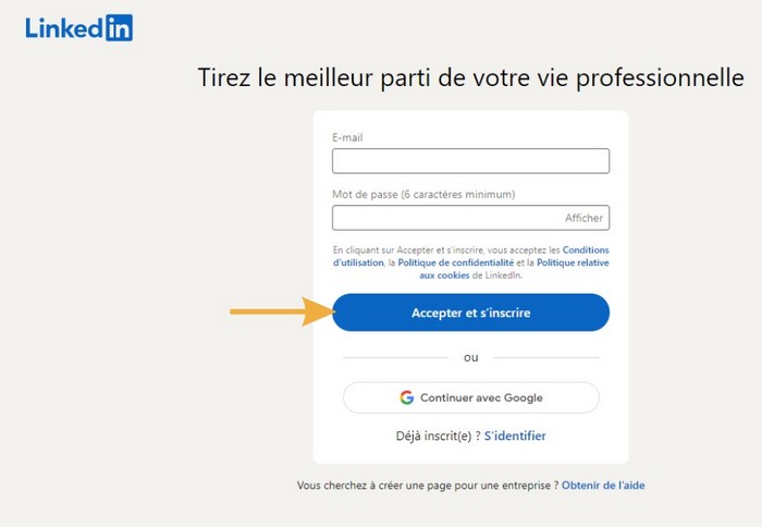 Comment creer un compte professionnel sur le reseau social LinkedIn ?