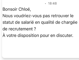 Message LinkedIN Recruteurs A2